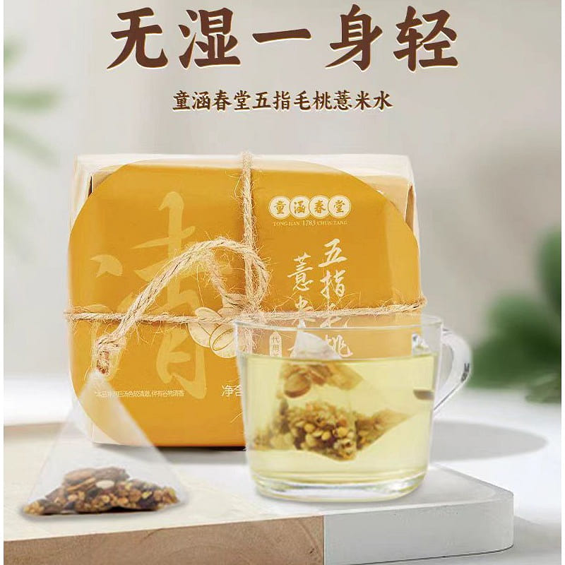 Tong Han Chun Tang Five fingers hairy peach barley water 85g*1 bag 85 g