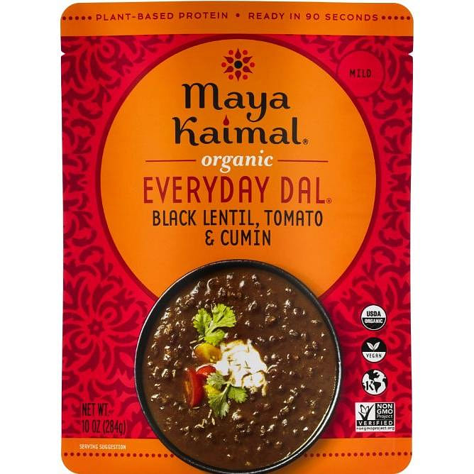 Maya Kaimal Organic Everyday Dal – Black Lentil + Tomato + Cumin, 10 oz pouch 10 oz