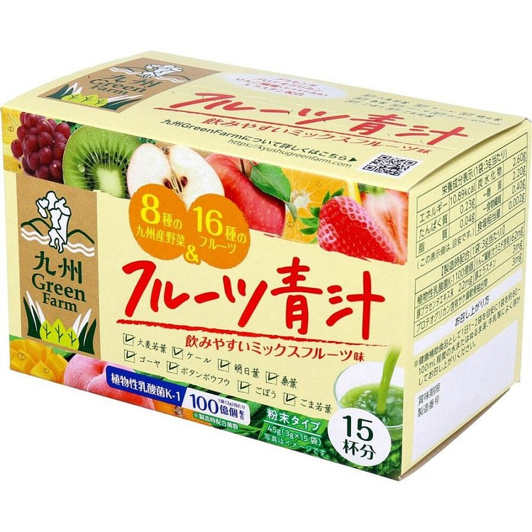 九州GreenFarm 水果青汁 15包