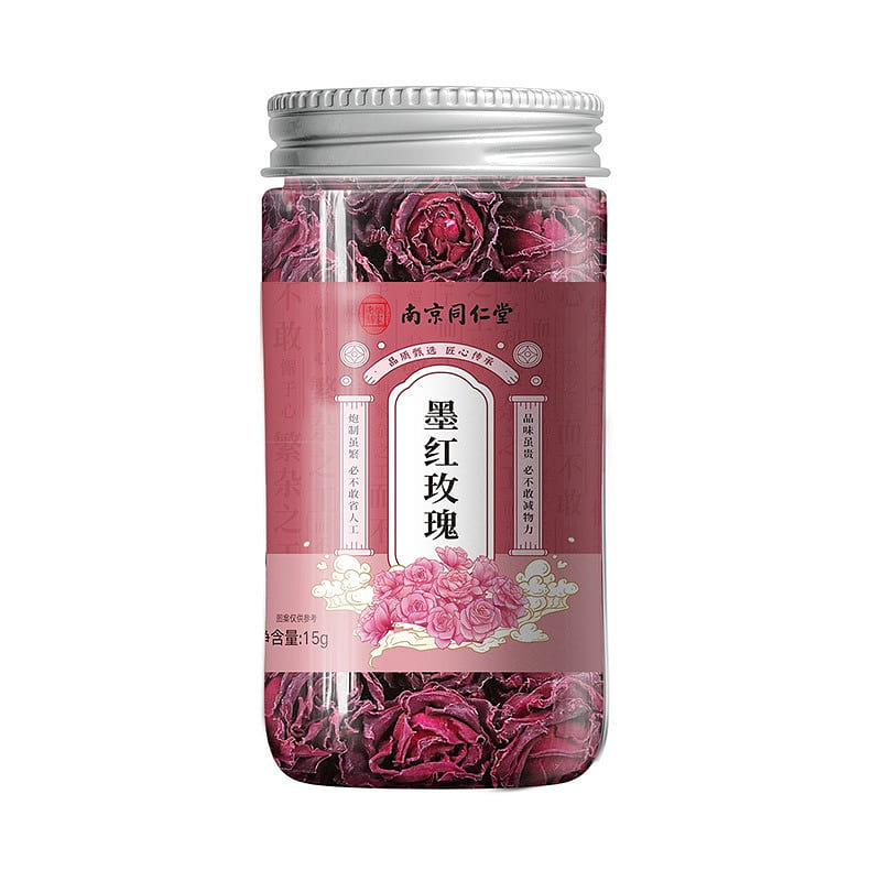 Nanjing Tongrentang Ink Red Rose Women’s Premium Flower Tea 15g/bottle 15 g