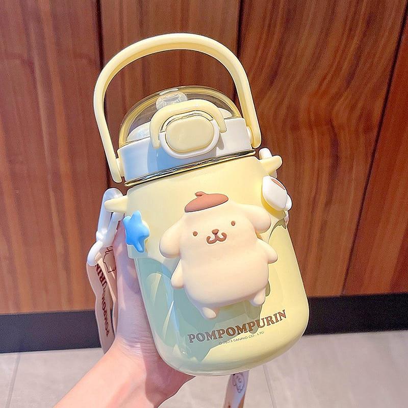【 Good things for Life 】 Pudding Dog Cute Insulation Water Cup 700ml 1 count