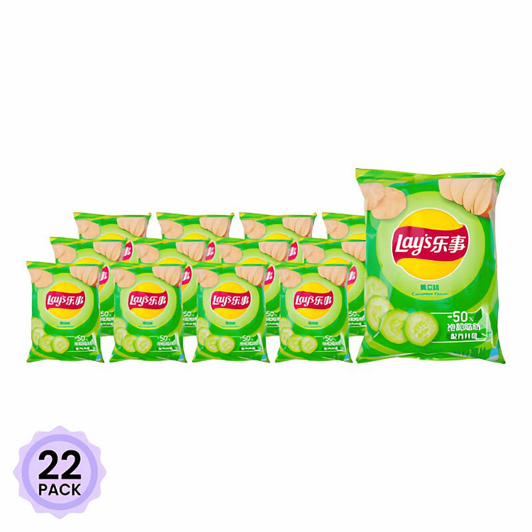 Lay's Cucumber Chips 22 pack 70 g