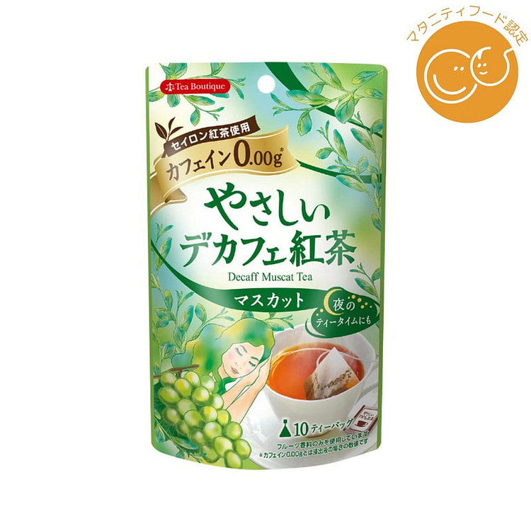 Japan Green Tea Gentle Decaf Black Tea Muscat 12g 1 each