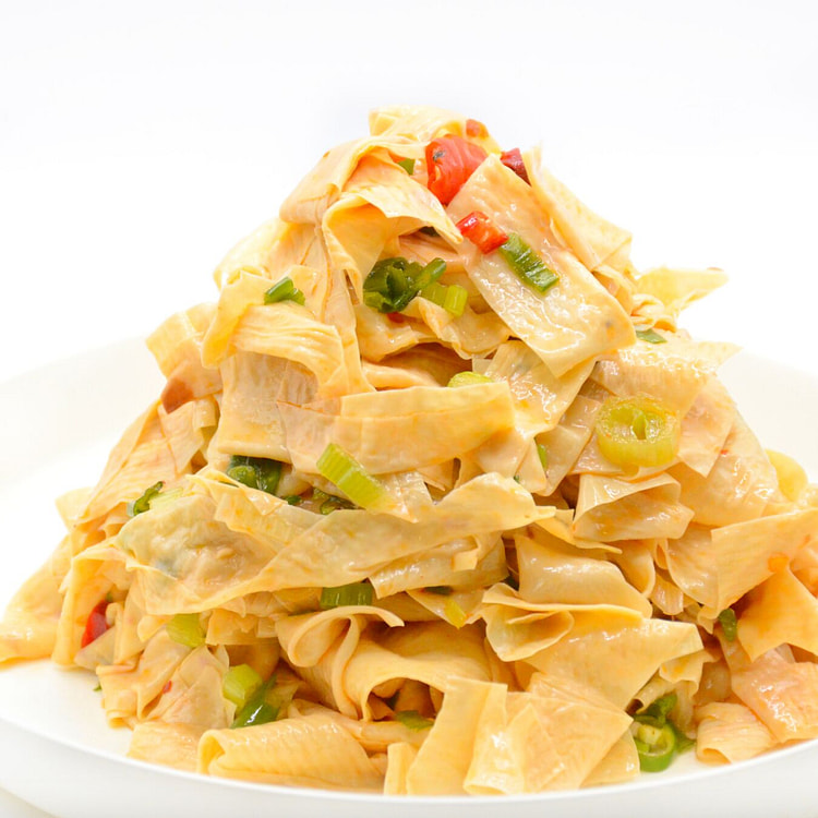 Bean Curd Sheets with Scallion Oil