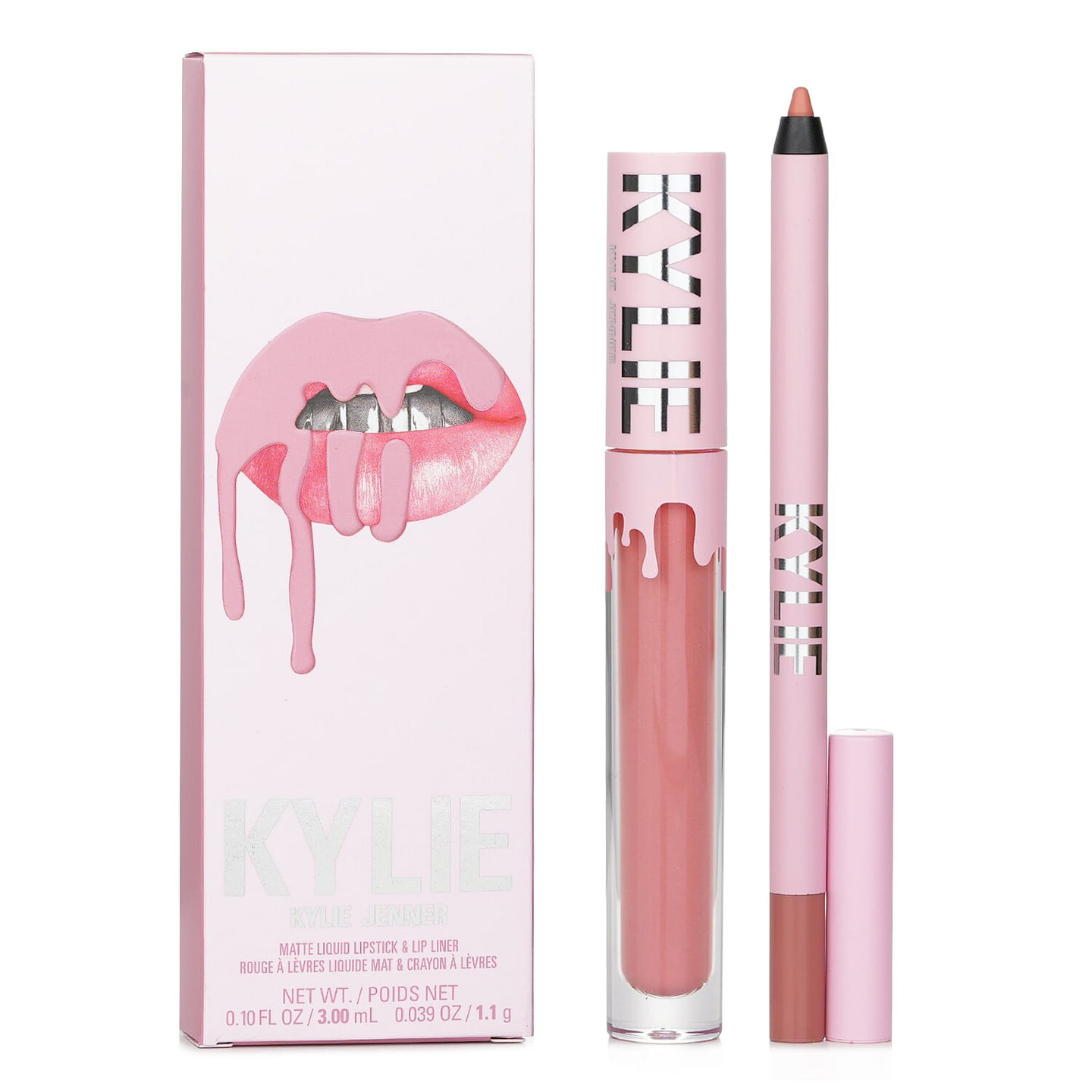 Kylie Cosmetics Matte Lip Kit: Matte Liquid Lipstick 3ml + Lip Liner 1.1g – # 300 Koko K 2 bottle