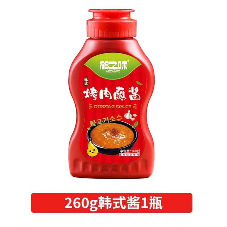 Hezhiwei Korean BBQ Dipping Sauce, 260g 260 g