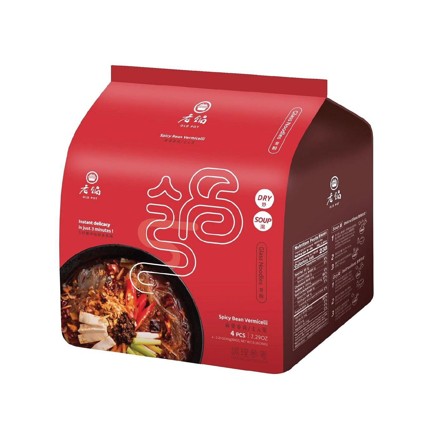 Mapo Chunyu Rice Noodles 60g x 4 bags 1 each