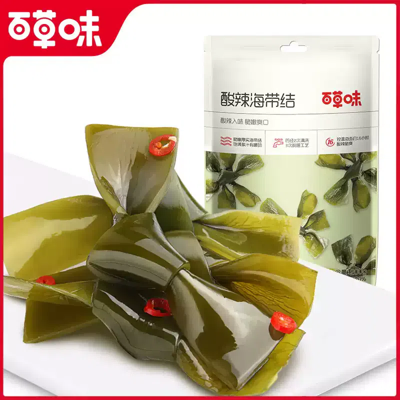 百草味 酸辣海带结200g 1 份