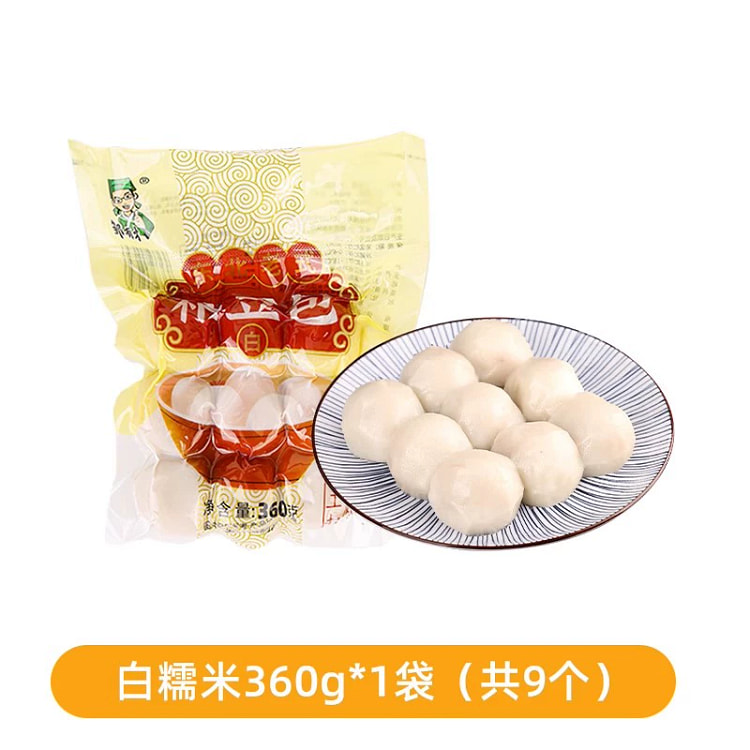 White glutinous rice sticky bean cake 360g * 1 bag 360 g
