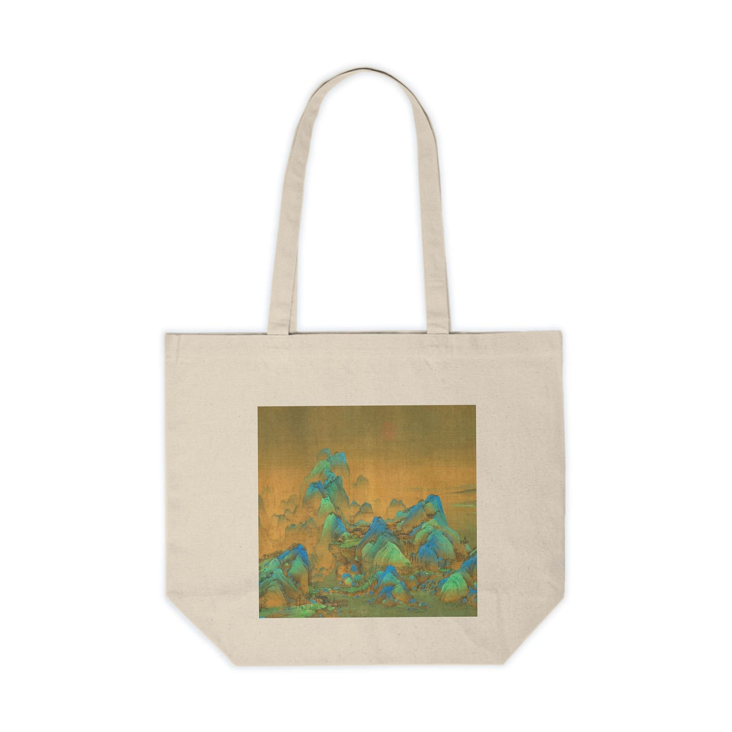 A Thousand Li of Rivers and Mountains – Cotton Canvas Tote Bag 18 x 15 1 count