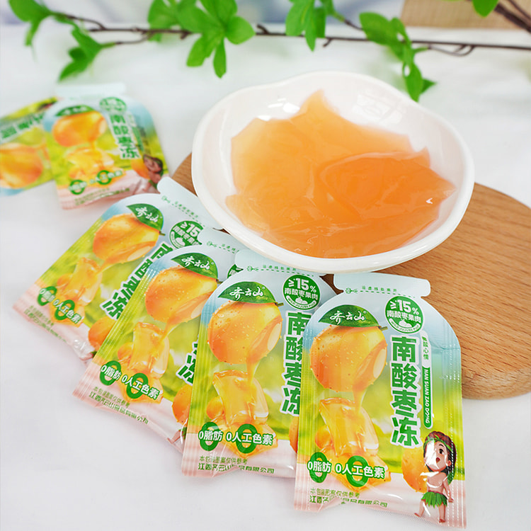 齐云山南酸枣冻蒟蒻果冻酸甜零食0脂肪235g*1袋
