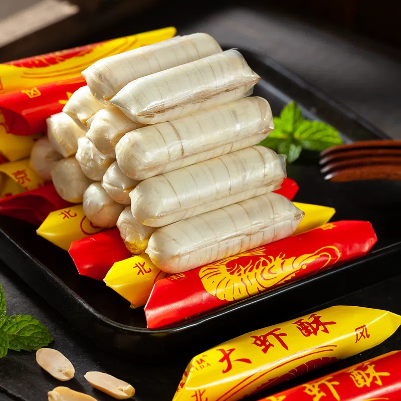 Prawn crispy snacks New Year’s goods 400g*1 bag 400 g