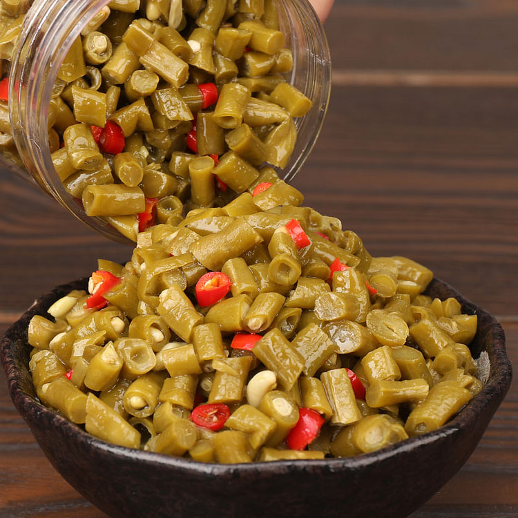 三知情 酸豆角 湖南香辣小菜 280g*1瓶装