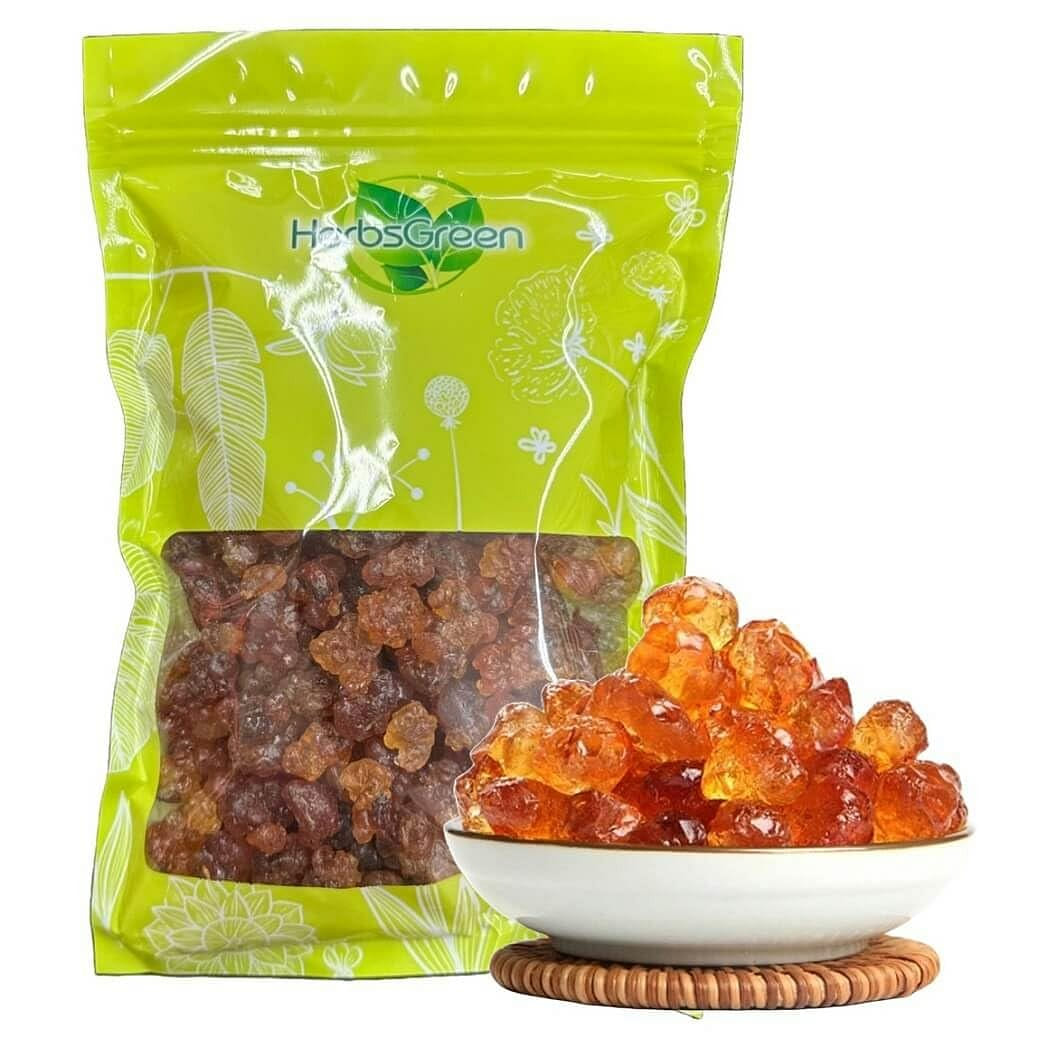 Wild Natural Dried Tao Jiao, Peach Gum, Helps Nourishing Skin Health (8oz.) 1 each