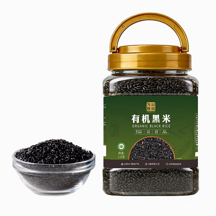 유기농 흑미 1.1kg 1 캔