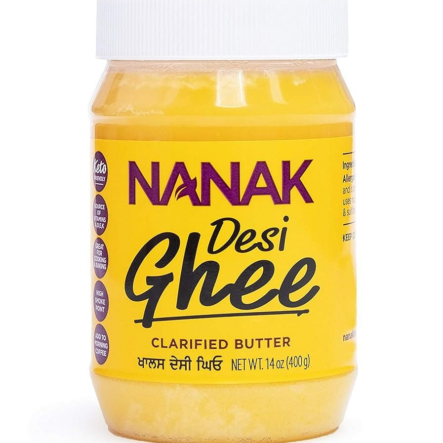 Nanak Pure Desi Ghee, Clarified Butter, 14 oz 14 oz