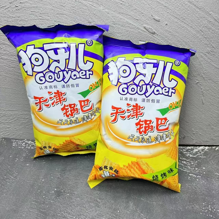 狗牙儿天津锅巴香烧烤味90g