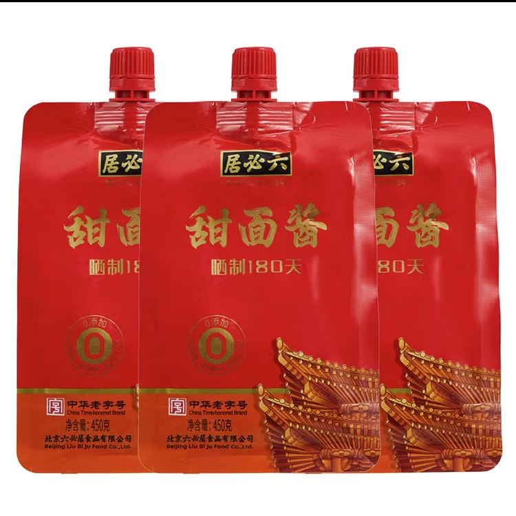 Liubiju sweet noodle sauce is dried for 180 days with zero additives, no pr