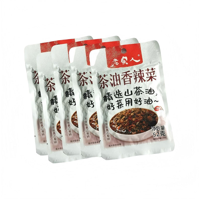 Laoshiren Camellia Oil Spicy Vegetables 52g*6 312 g