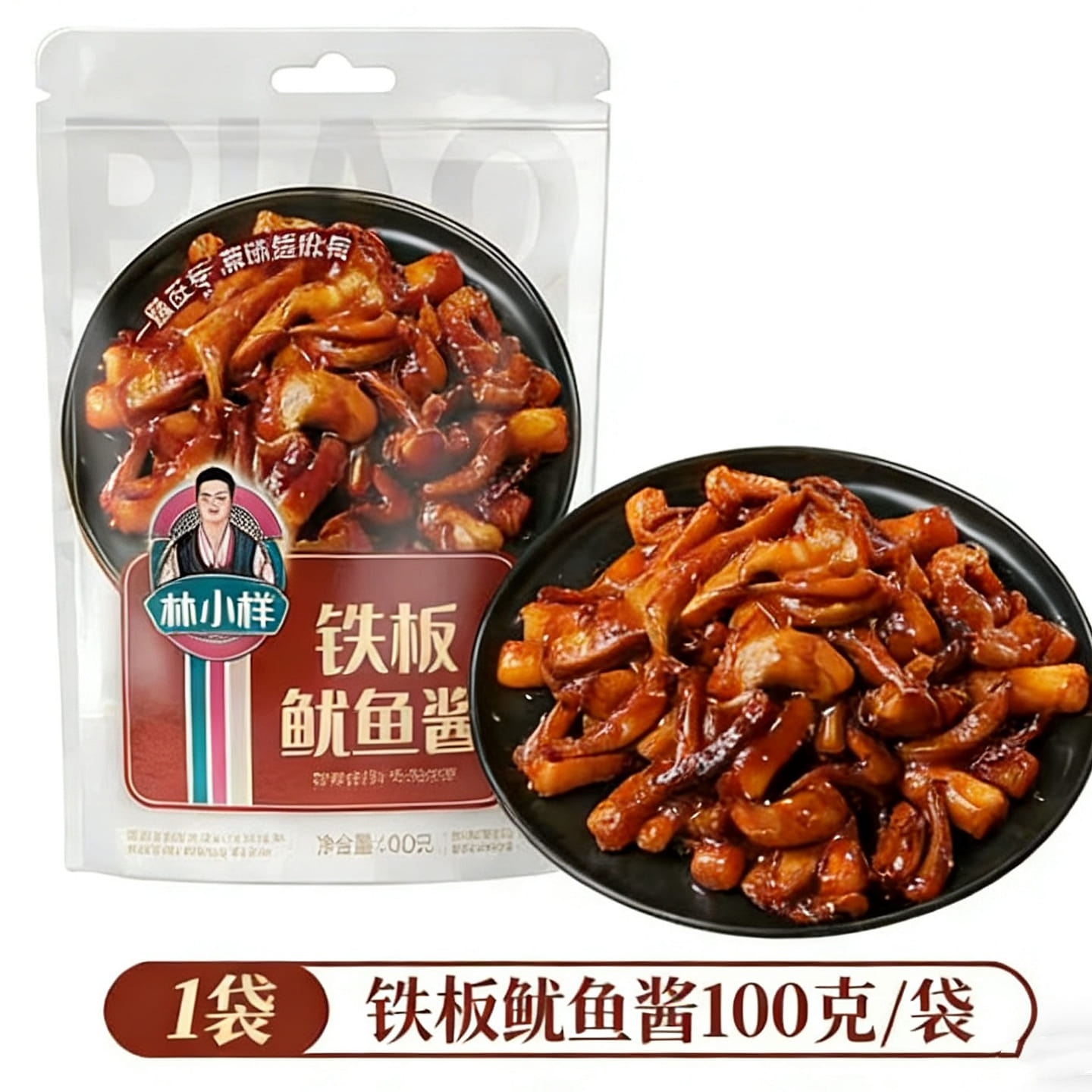 Park Small Squid Sauce on Iron Plate 100 g