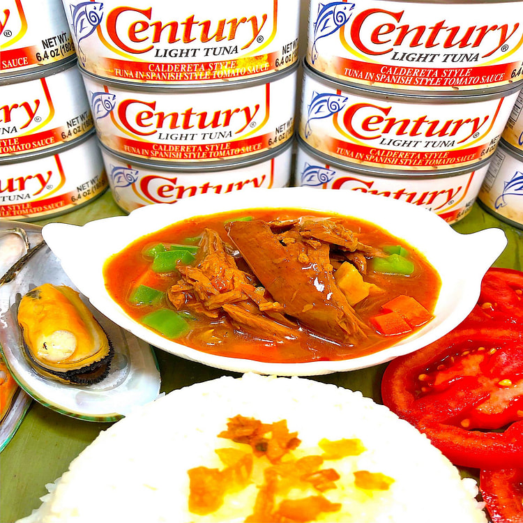 DELICIOUS FILIPINO TUNA "CALDERETA" IN EASY OPEN CAN