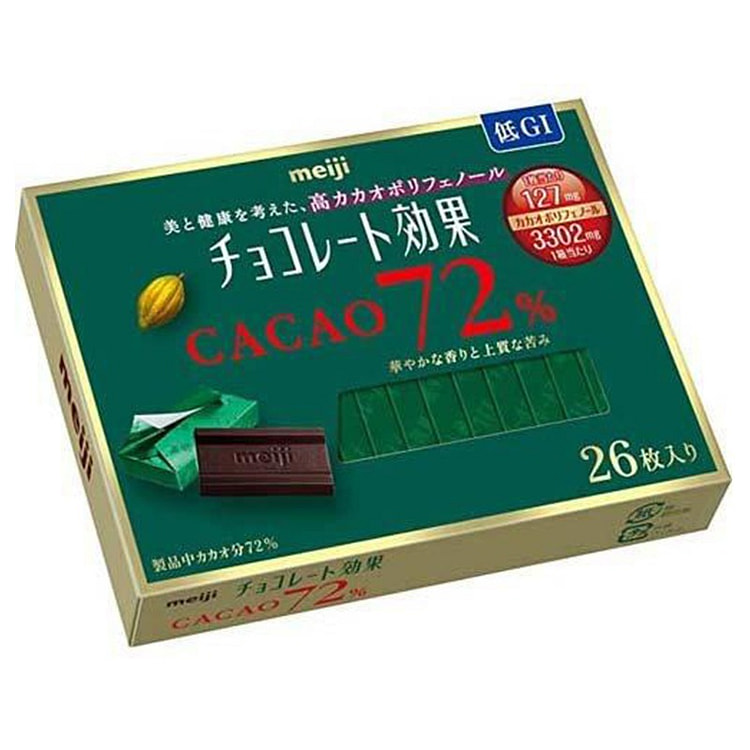 明治 チョコレート効果 カカオ72％ 26枚入