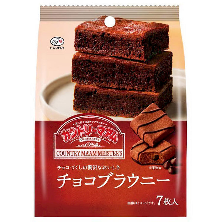 Fujiya Country Ma'am, Chocolate Brownie 7pc 1 each
