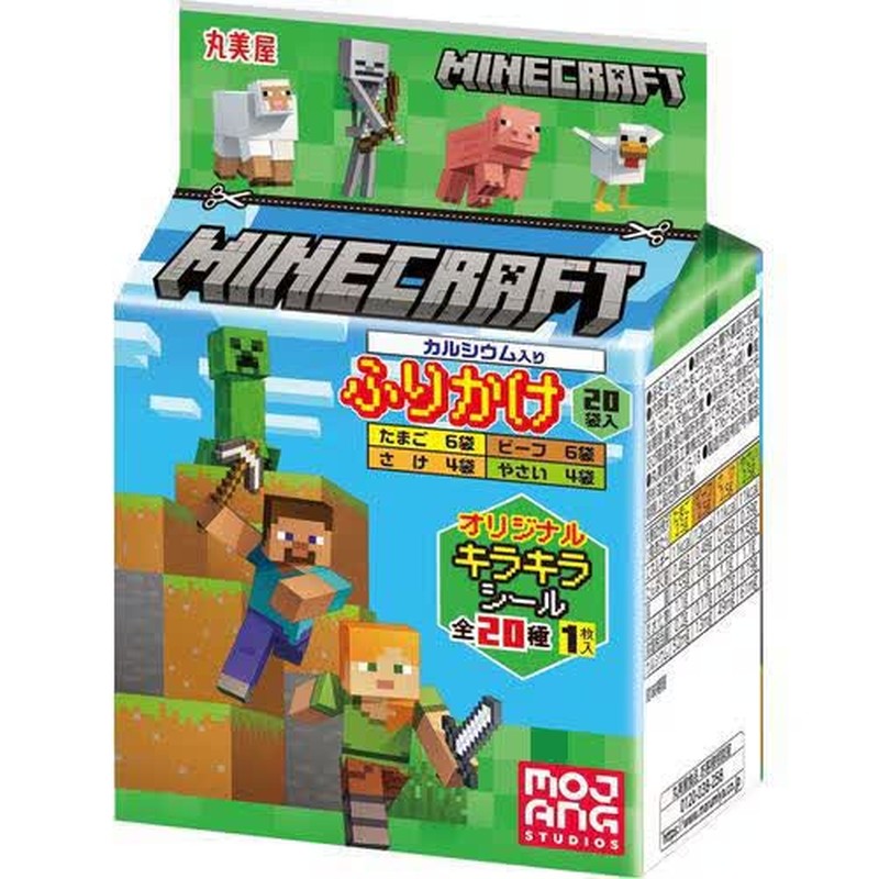 Get Marumiya Minecraft Furikake Mini Pack 20 Bags 50g 1 each