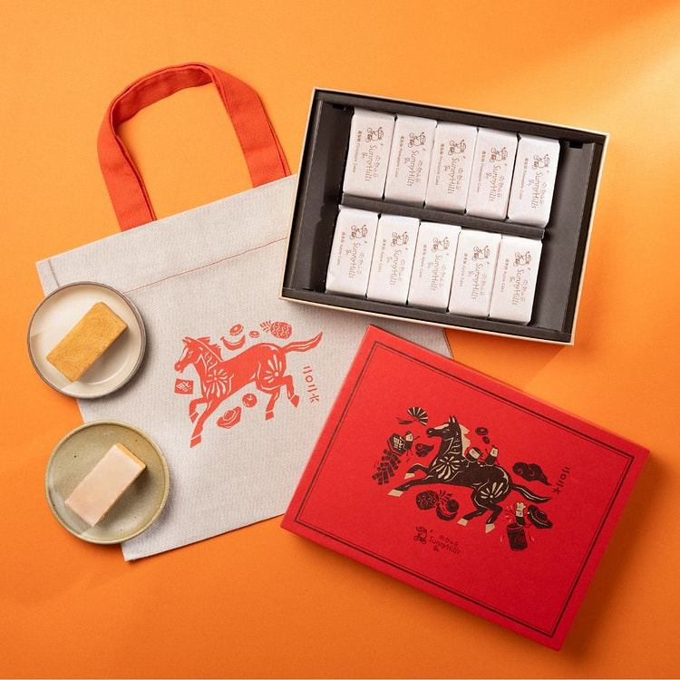 台湾【新年限定】微热山丘凤梨酥苹果酥礼盒(5+5)