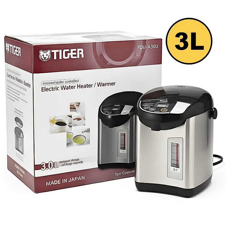 Tiger Electric Water Heater Warmer 3L 1 box
