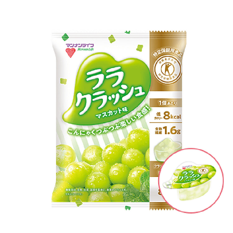Mannanlife 青色玫瑰葡萄 果冻 192g