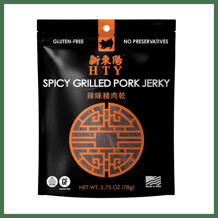 Hsin Tung Yang Spicy Grilled Pork Jerky 6oz 1 each