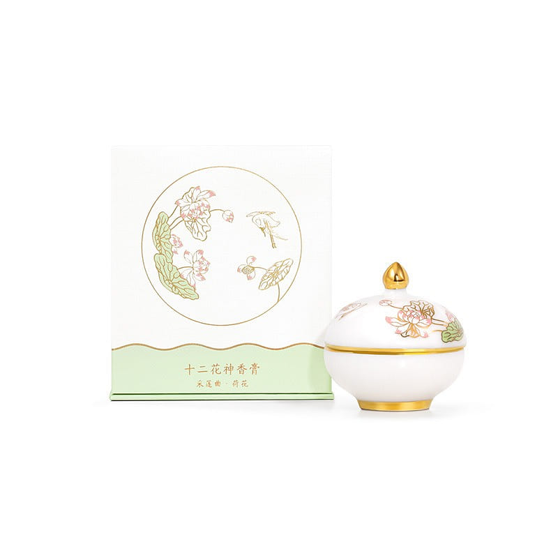 [Ship from CN] Flower Incense Chinese Style Souvenir Gift-June Lotus Blossom 1 each