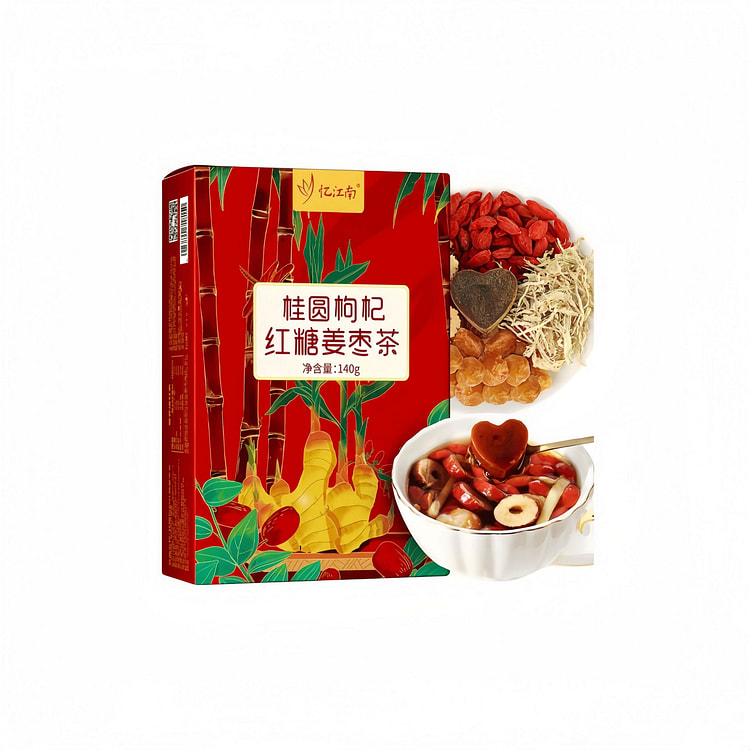 忆江南红糖姜枣茶140g枸杞桂圆姜丝大姨妈花茶 140 克
