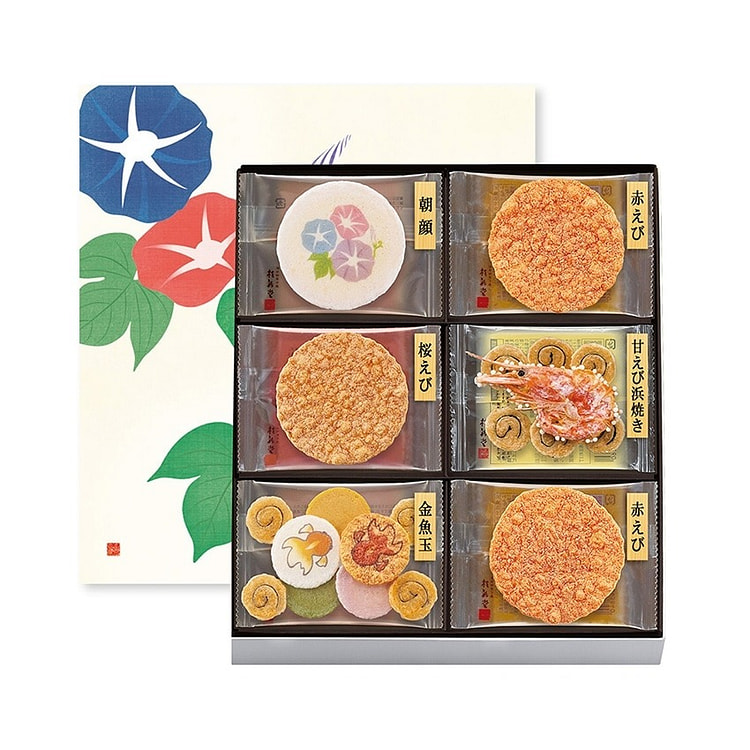 Keishindo Summer Edition Rice Crackers 16pcs 1 box