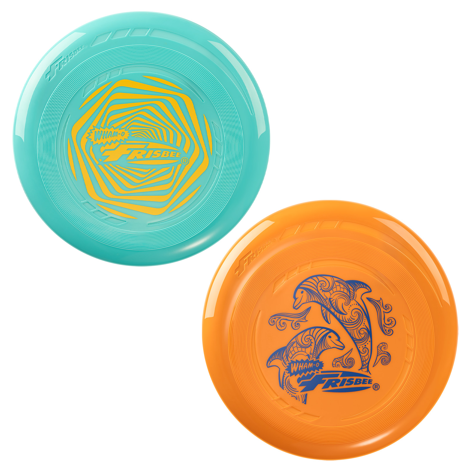2 Pack Flying Disc for Kids, 9 Inch Toy Set 70 g