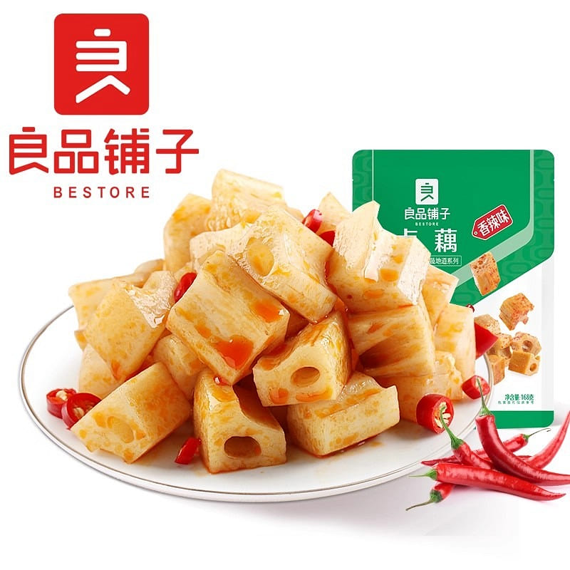 Liangpinpuzi Spicy Stewed Lotus Root 168g 168 g