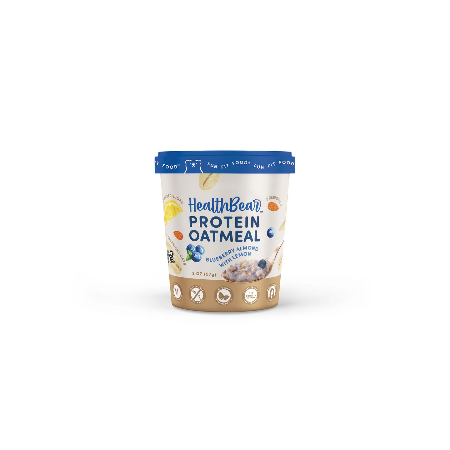 Blueberry Almond with Lemon Protein Oatmeal 6 each