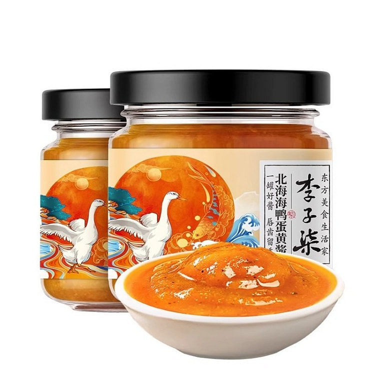 李子柒北海鸭蛋黄酱流沙咸蛋黄酱拌饭拌面酱80g*2