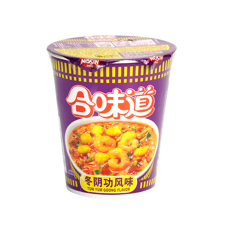 Nissin Cup Noodle Tom Yum Goong 74g*1 bucket