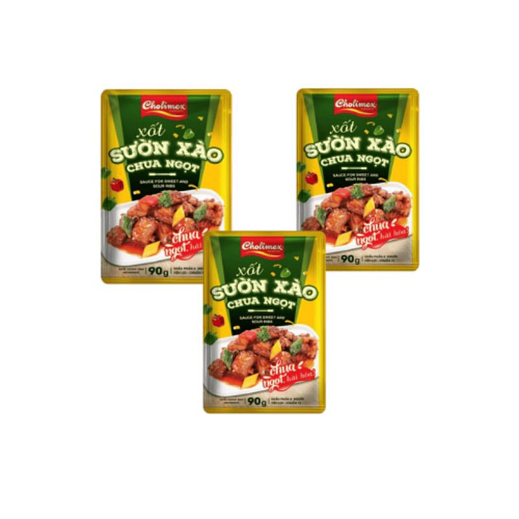 [ Cholimex ] Sweet & Sour Rib Sauce 90g * 3 Pack 3 pack