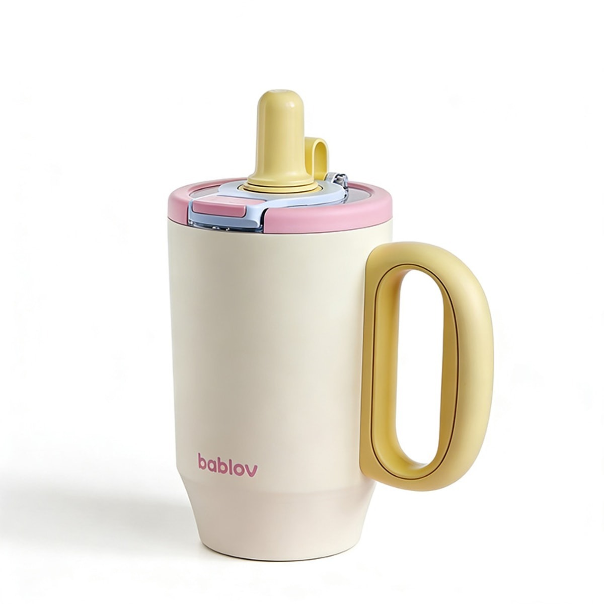 Bablov Stainless Steel Insulated Coffee Mug-Yellow 680 ml