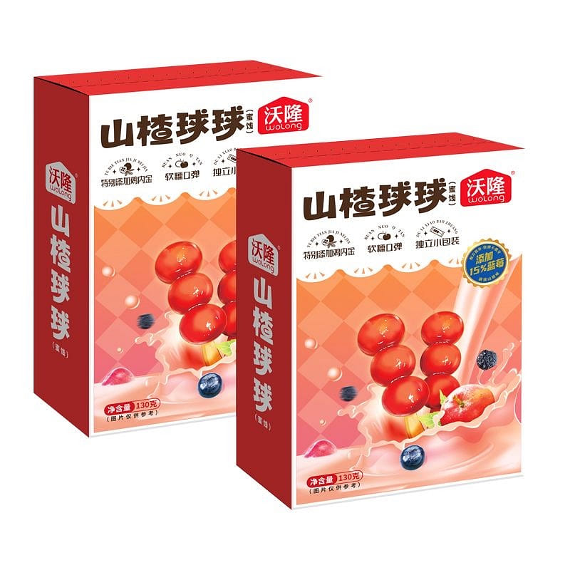 Walong hawthorn ball candied fruit 260g 2 box