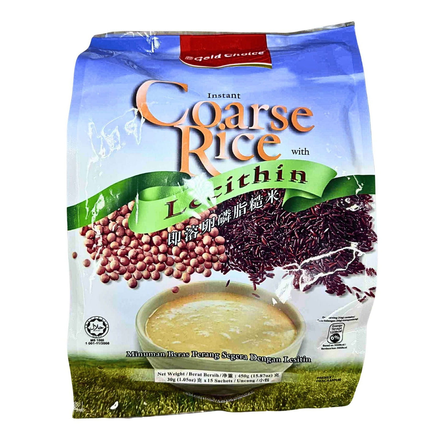 Gold Choice Coarse Rice With Lecithin 450g 1 each