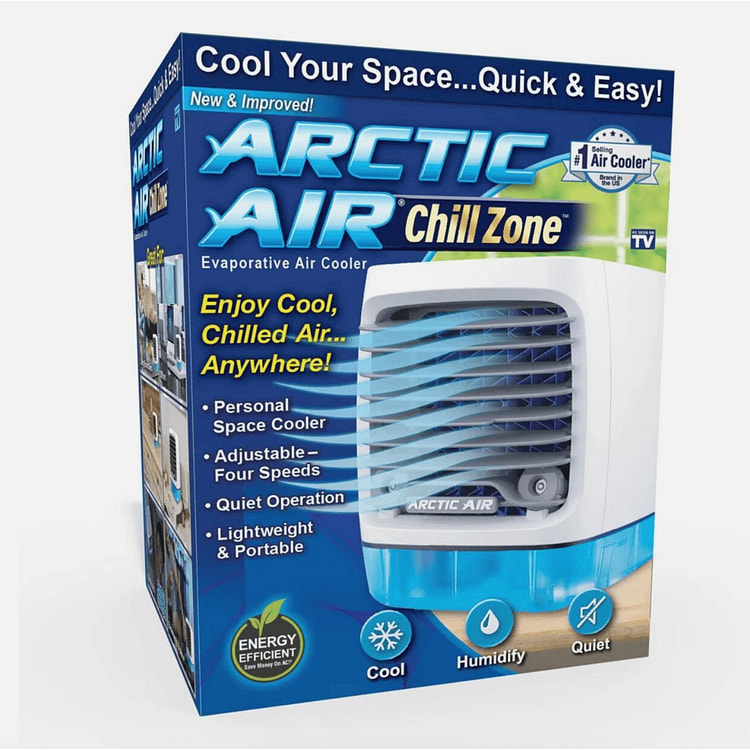 北极冷气区：便携式空调，1200 BTU 1 包
