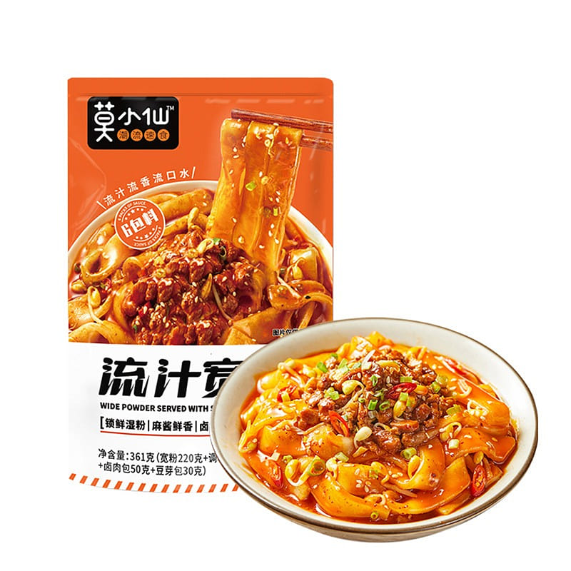 Flowing sauce wide powder hot pot Sichuan vermicelli big potato noodles 361 g