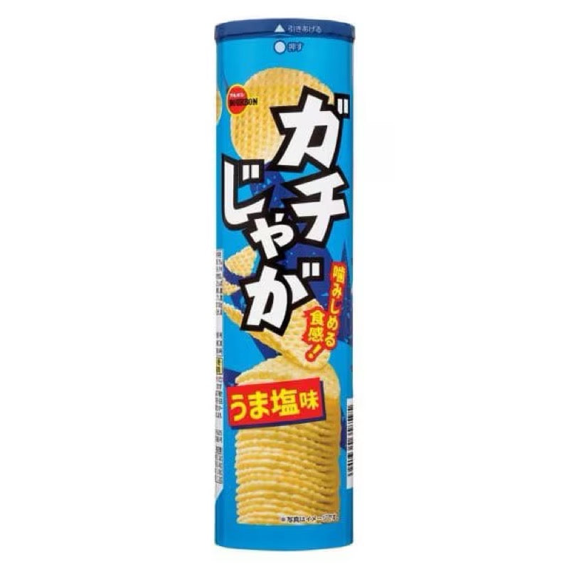 Bourbon Gachi Jaga Umashio Chips 100g 1 each