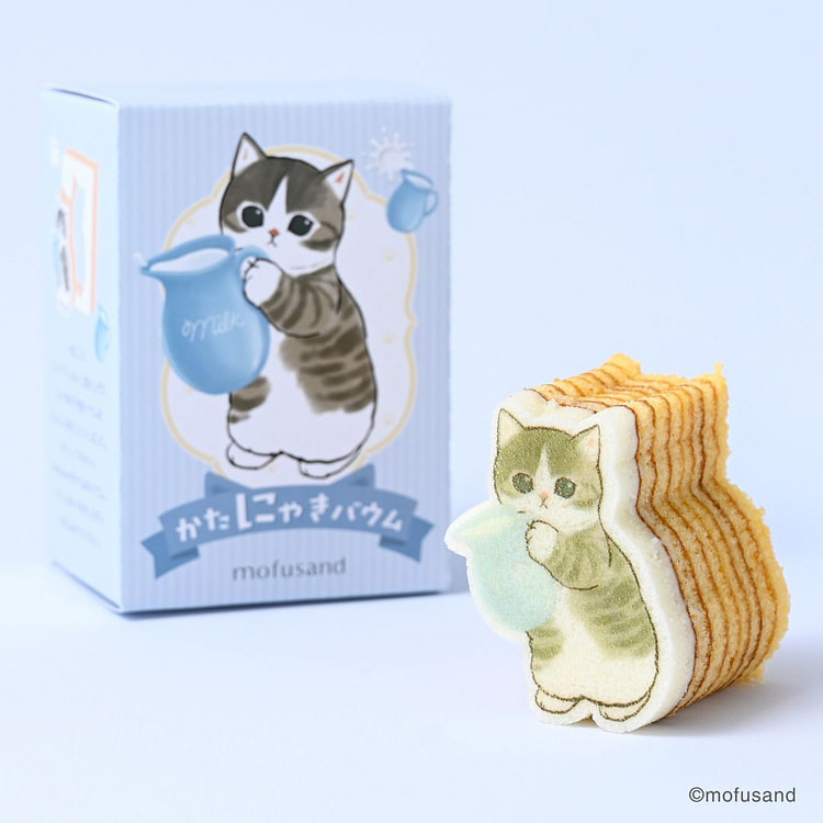 Mofusand   かたにゃきバウム　ミルク   1個 1 箱 (min 2)