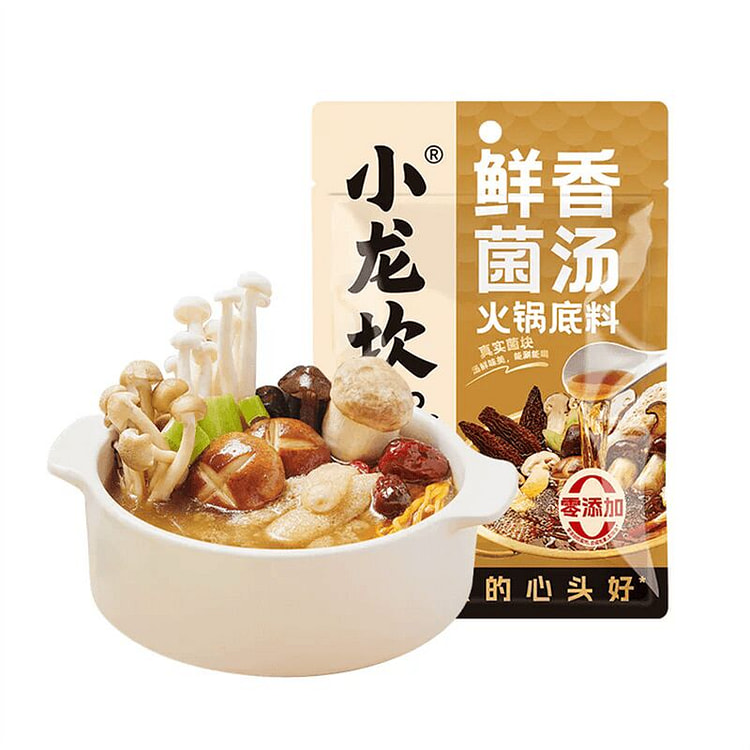 小龙坎菌汤火锅底料不辣煲汤炖汤清汤调味料家用小包装 100 克