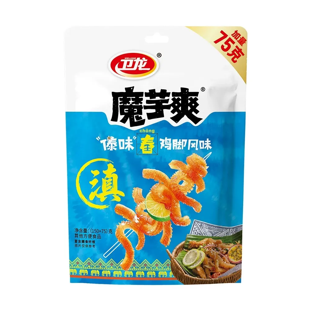 卫龙傣味魔芋爽（春鸡脚风味） 225 克- Weee!